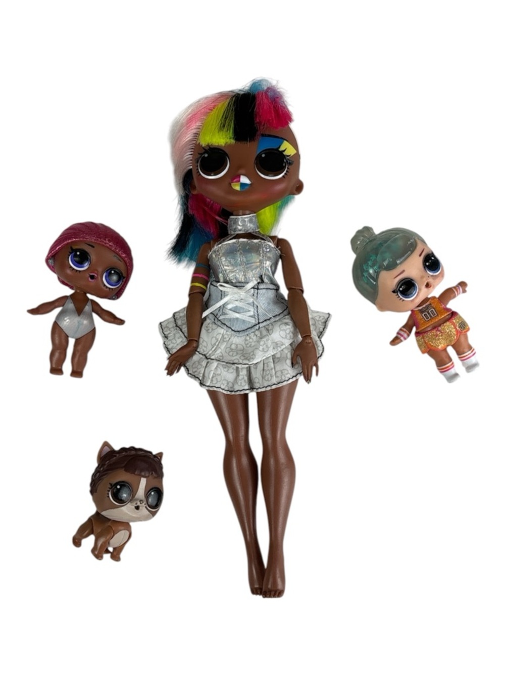 L.O.L. Surprise! OMG Lights Angles Fashion Doll 2"Tot" dolls pet figure.
